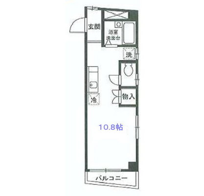 東京都北区上中里３丁目 賃貸マンション 1R